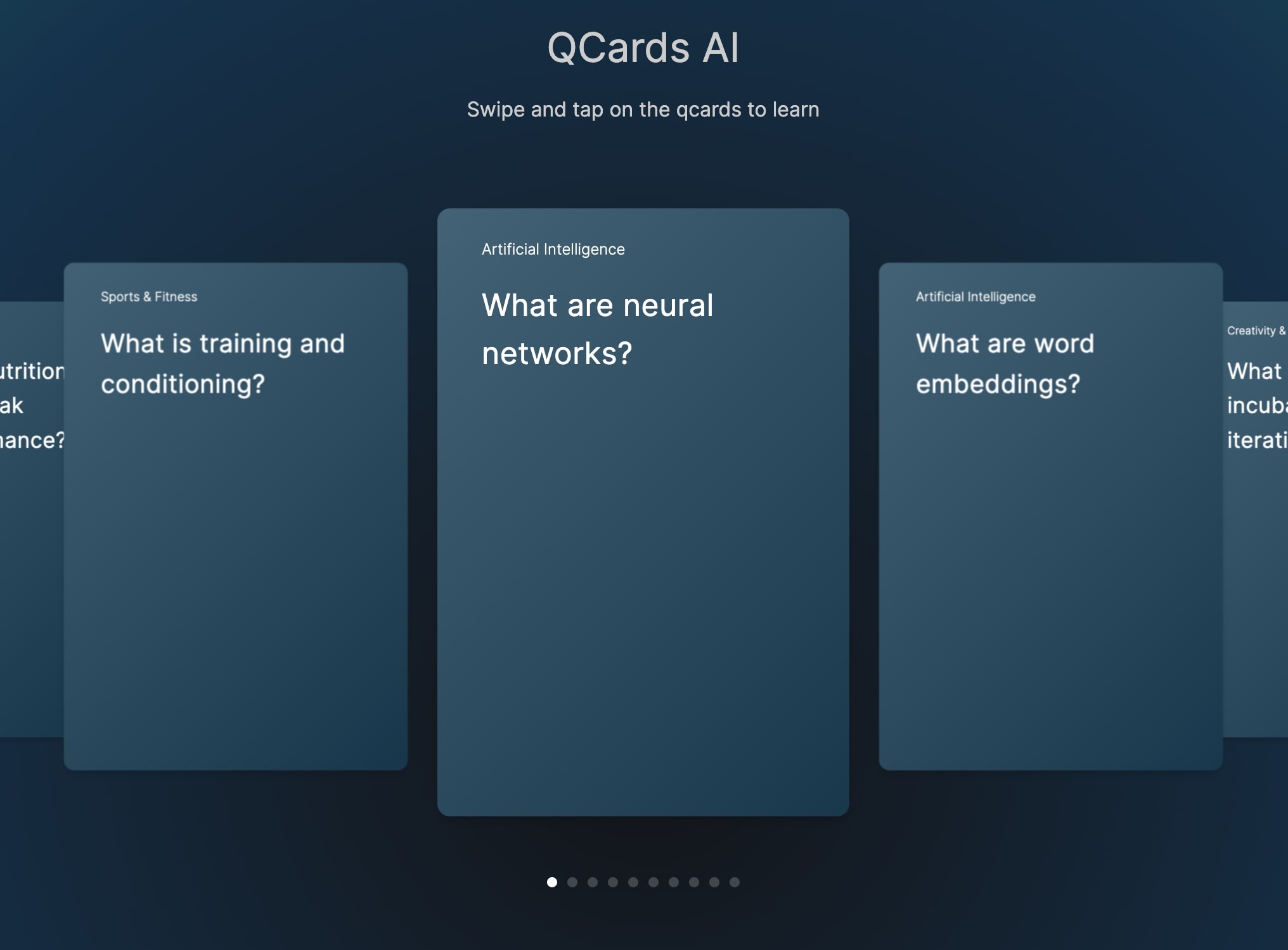 QCards.AI - AI-Powered Flashcard Learning